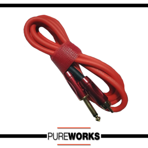 Clip Cord Rca Silicona Rojo