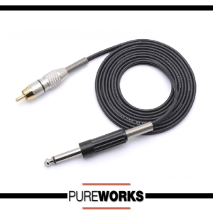 Eikon Clip Cord Rca Silicona Negra Jack