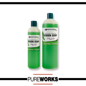 Green Soap Witch Hazel Aloea Vera Panthera Hamamelis Jabon Limpieza Tatuaje Durante Calma Desinfecta Refresca