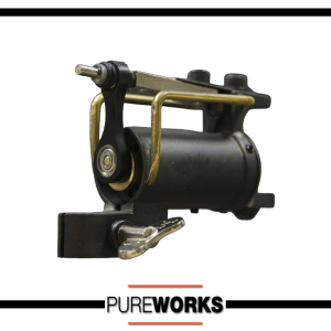 Hm Tattoo Machine Maquina Rotary Rotativa Classic Frankenstein Negro Black Negra