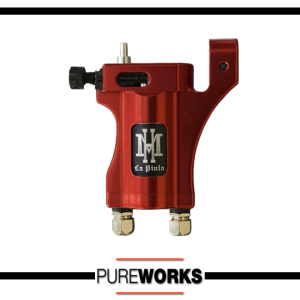 Hm Tattoo Machine Maquina Rotary Rotativa La Pinta Red Rojo