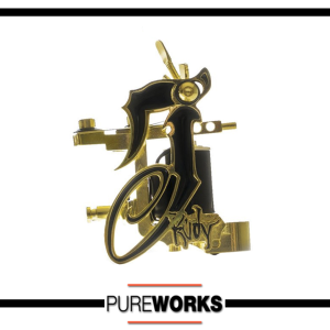 Hm Tattoo Machine Bobina Maquina Jack Rudy Black Gold Grey