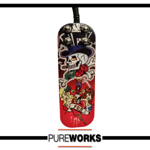 Pedal Plano Tattoo Tradicional Badalona Pureworks Old School Skull