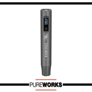 Soulnova E3 Mini Lapiz Pen Micropigmentacion Machine Inalambrica Maquina Gris Grey