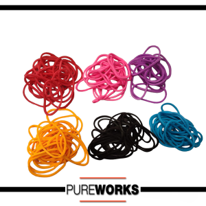 Gomas Goma Elastica Elasticas Sujecion Aguja Colores