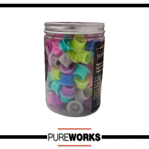 Cup Silicona Adherente Esterilizable 12mm 100ud Colores Bote 