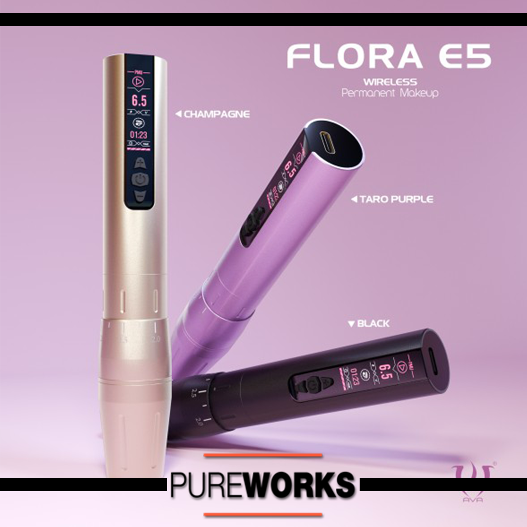 E5 Flora Pmu Wireless Pen Micropigmentacion