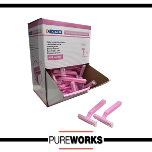 Rasuradora Alba 1 Hoja Rosa Pink No Esteril