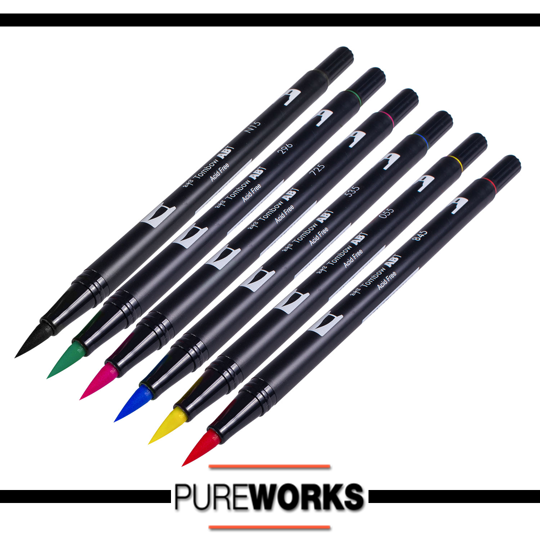 Rotulador Marcador Boli Tombow Pen Dos Puntas Pureworks Badalona Colores